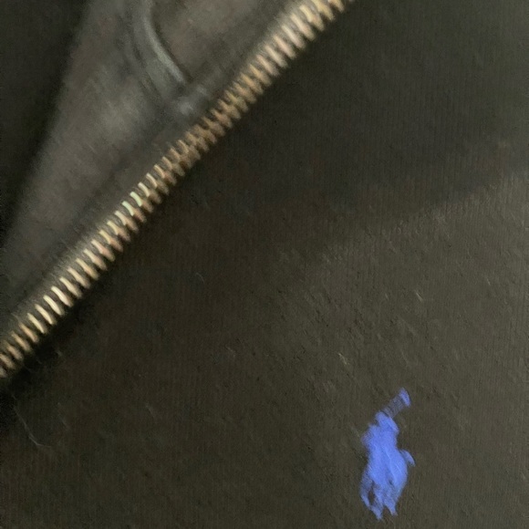 Polo Ralph Lauren Black Quarter-Zip Pullover - Picture 3 of 5